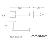 MEDIDAS PORTARROLLOS SIN TAPA STICK COSMIC
